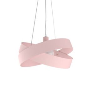 LUMICOM - SOFT Suspension, 1X E27, max 42W, métal, rose, D.40cm