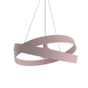 LUMICOM - SOFT Suspension, 1X E27, max 42W, métal, rose, D60cm