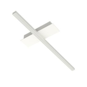 LUMICOM - SPLINT 1X Plafonnier, STRIP LED, 17W/m, 3000K, métal, blanc mat, L50cm