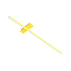 LUMICOM - SPLINT 1X Plafonnier, STRIP LED, 17W/m, 3000K, métal, jaune, L100cm