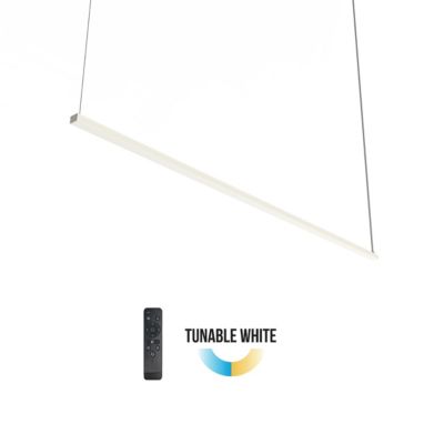 LUMICOM - SPLINT 1X Suspension, STRIP LED, 17W/m, 2700K-6000K, métal, gris anthracite, L100cm