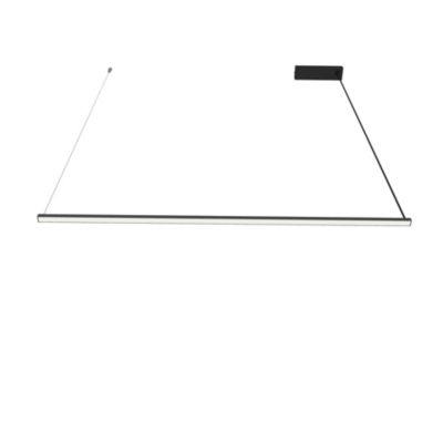 LUMICOM - SPLINT 1X Suspension, STRIP LED, 17W/m, 3000K, métal, noir brillant, L100cm