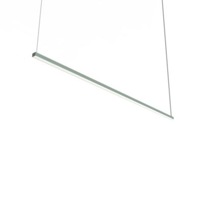LUMICOM - SPLINT 1X Suspension, STRIP LED, 17W/m, 4000K, métal, vert iceberg, L100cm