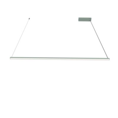 LUMICOM - SPLINT 1X Suspension, STRIP LED, 17W/m, 4000K, métal, vert iceberg, L100cm