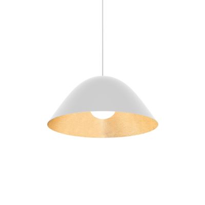 LUMICOM - SPORE Suspension, 1X E27, max 42W, métal, blanc mat/feuille d'or, D35cm