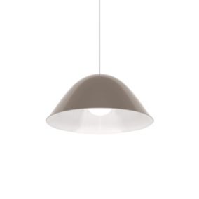 LUMICOM - SPORE Suspension, 1X E27, max 42W, métal, gris /blanc, D35cm