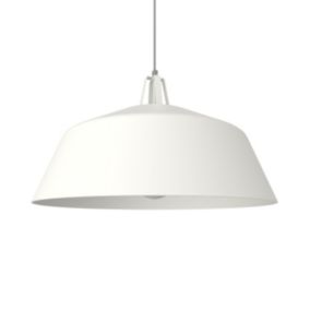 LUMICOM - SPRING Suspension, 1X E27, max 42W, métal, blanc mat, D50cm