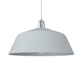 LUMICOM - SPRING Suspension, 1X E27, max 42W, métal, gris, D50cm