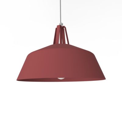 LUMICOM - SPRING Suspension, 1X E27, max 42W, métal, rouge cowhide, D35cm