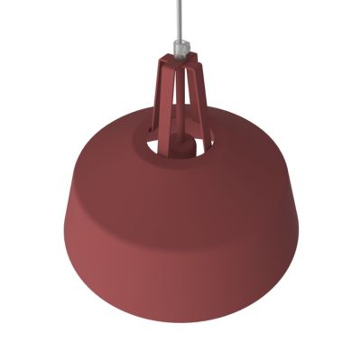 LUMICOM - SPRING Suspension, 1X E27, max 42W, métal, rouge cowhide, D35cm