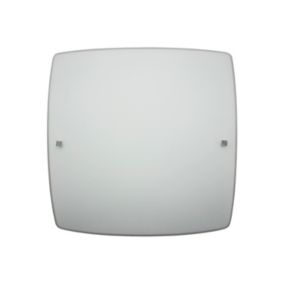 LUMICOM - SQUARE Plafonnier, 3X E27, max 42W, verre sérigraphié, L50x50cm