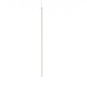 LUMICOM - STELO 1X Suspension, LED INTEGREE, 4.2W, 4000K, métal, blanc mat, H.100cm