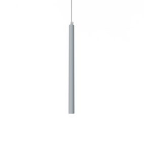 LUMICOM - STELO 1X Suspension, LED INTEGREE, 4.2W, 4000K, métal, gris, H.40cm