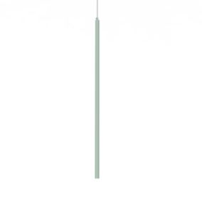 LUMICOM - STELO 1X Suspension, LED INTEGREE, 4.2W, 4000K, métal, vert iceberg, H.100cm