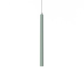 LUMICOM - STELO 1X Suspension, LED INTEGREE, 4.2W, 4000K, métal, vert iceberg, H.40cm