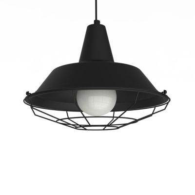 LUMICOM - TIVOLI Suspension, 1xE27, max 42W, métal, noir mat, D.35cm