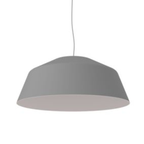 LUMICOM - TOKYO Suspension, 1xE27, max 42W, métal, gris, D.35cm