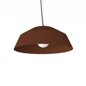 LUMICOM - TOKYO Suspension, 1xE27, max 42W, métal, marron corten, D.50cm