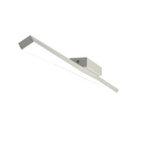 LUMICOM - TORX 1X Plafonnier, STRIP LED, 17.4 W/m, 3000K, métal, blanc brillant, L100cm