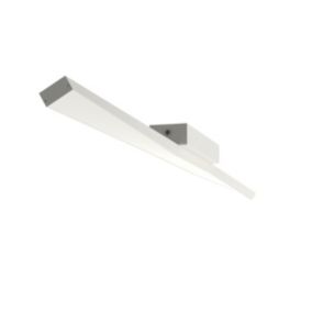 LUMICOM - TORX 1X Plafonnier, STRIP LED, 17.4 W/m, 3000K, métal, blanc, L100cm