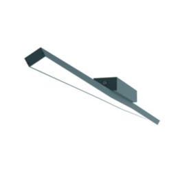 LUMICOM - TORX 1X Plafonnier, STRIP LED, 17.4 W/m, 3000K, metal, bleu mediterraneen, L100cm