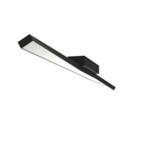 LUMICOM - TORX 1X Plafonnier, STRIP LED, 17.4 W/m, 3000K, metal, noir, L100cm