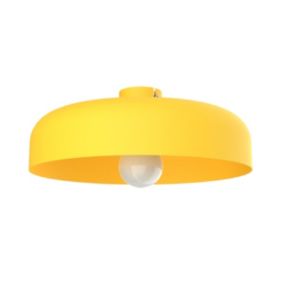 LUMICOM - TUZZI Plafonnier, 1xE27, max 42W, métal, jaune, D.40cm