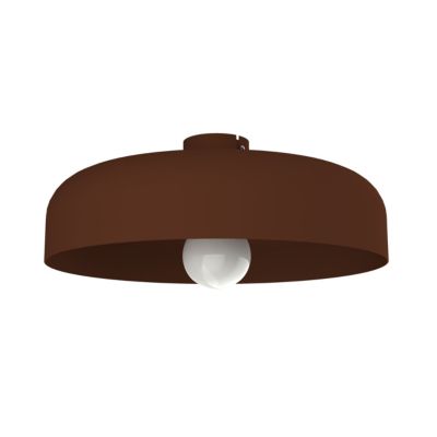 LUMICOM - TUZZI Plafonnier, 1xE27, max 42W, métal, marron corten, D.40cm
