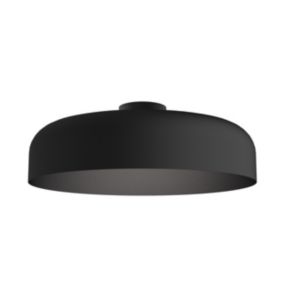 LUMICOM - TUZZI Plafonnier, 1xE27, max 42W, métal, noir mat, D.40cm