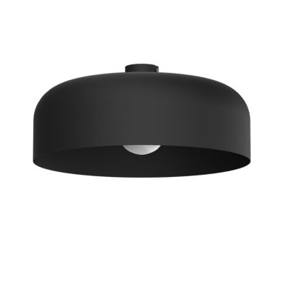 LUMICOM - TUZZI Plafonnier, 1xE27, max 42W, métal, noir mat, D.50cm