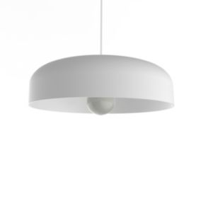 LUMICOM - TUZZI Suspension, 1xE27, max 42W, métal, blanc mat, D.40cm