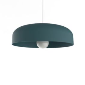 LUMICOM - TUZZI Suspension, 1xE27, max 42W, métal, bleu méditerranéen, D.40cm