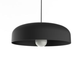 LUMICOM - TUZZI Suspension, 1xE27, max 42W, métal, noir mat, D.40cm