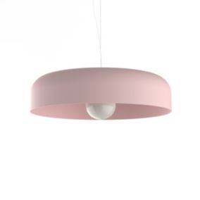 LUMICOM - TUZZI Suspension, 1xE27, max 42W, métal, rose, D.50cm