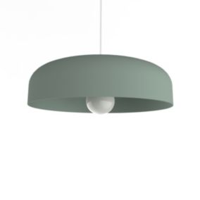 LUMICOM - TUZZI Suspension, 1xE27, max 42W, métal, vert iceberg, D.40cm