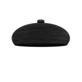 LUMICOM - UFO Plafonnier, 1xE27, max 42W, métal, noir mat, D.60cm