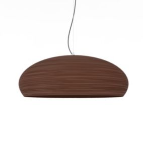 LUMICOM - UFO Sospensione, 1xE27, max 42W, metallo, corten, D.60cm