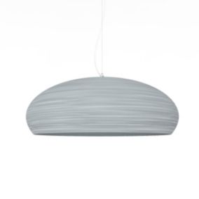 LUMICOM - UFO Sospensione, 1xE27, max 42W, metallo, grigio, D.60cm