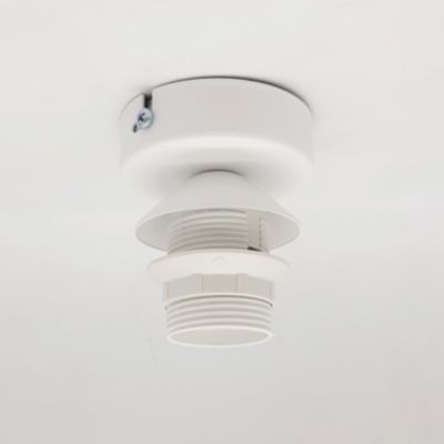 LUMICOM - VENICE Plafonnier, 1xE27, max 42W, métal, béton/feuille cuivre, D.40cm
