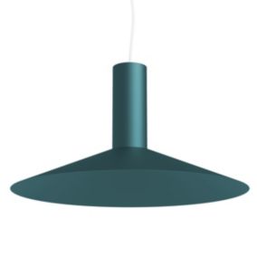 LUMICOM - VERA Suspension, 1xE27, max 42W, métal, bleu méditerranéen, D.40cm