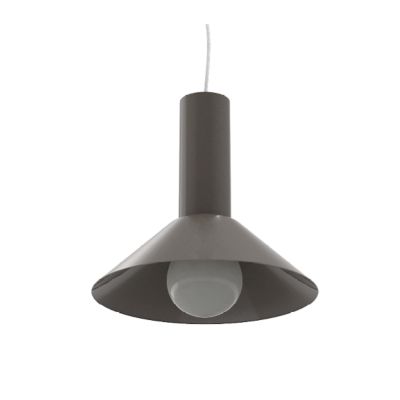 LUMICOM - VERA Suspension, 1xE27, max 42W, métal gris tourterelle brillant, D.25cm