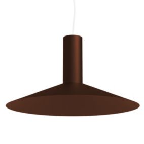 LUMICOM - VERA Suspension, 1xE27, max 42W, métal, marron corten, D.40cm