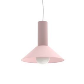 LUMICOM - VERA Suspension, 1xE27, max 42W, métal, rose, D.25cm