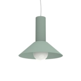 LUMICOM - VERA Suspension, 1xE27, max 42W, métal, vert iceberg, D.25cm