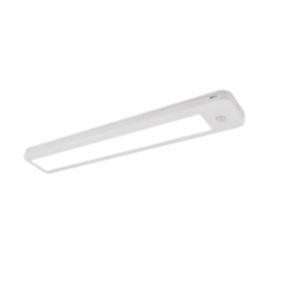 Tablette avec LED integrées de dessous de meuble haut GoodHome Caraway  blanc l. 46,4 cm x L. 31,9 cm x H. 18,2 mm