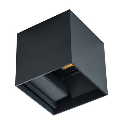 Luminaire façade LED 7W IP54 Graphite Carré 100x100mm