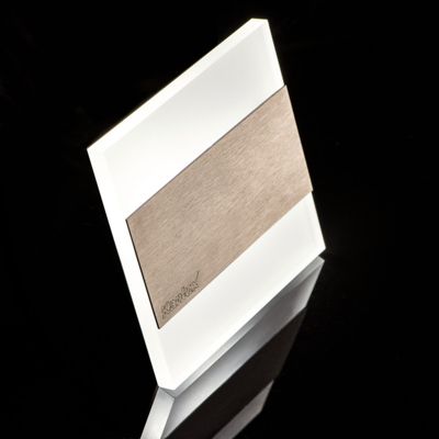 Luminaire LED escalier - Détecteur PIR - Encastré mural - Noir - 3000K