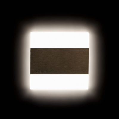 Luminaire LED escalier - Détecteur PIR - Encastré mural - Noir - 3000K