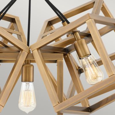 Luminaire suspendu Ensemble 5 lumières - Bronze brossé