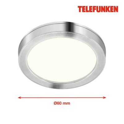 Luminaires encastrés LED 1,8 W aluminium plastique Telefunken